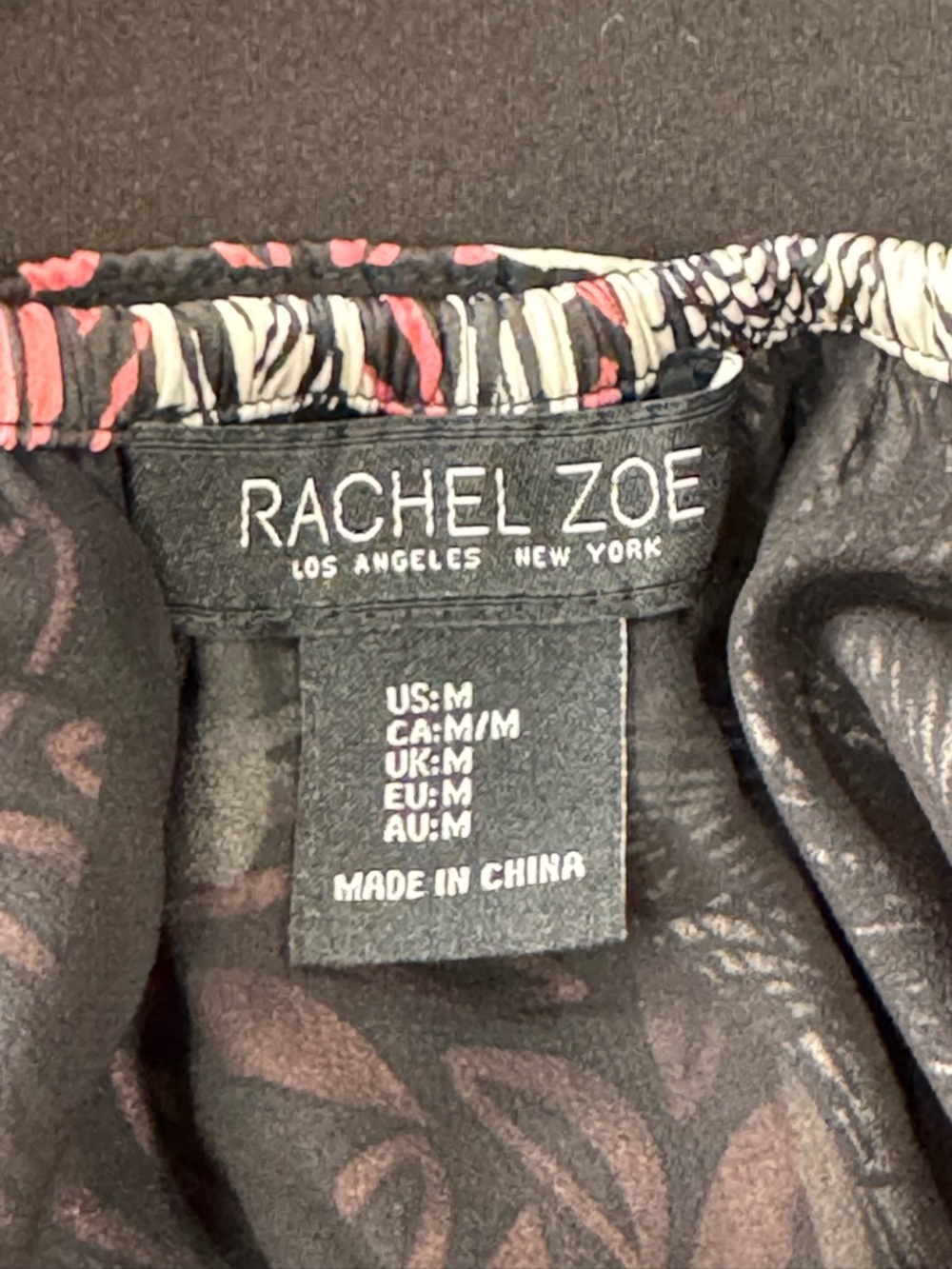 NWT Rachel Zoe Tropical Palm Print Halter Crop Top - Size M - Picture 6 of 8